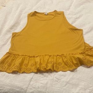 Yellow JCrew Tank